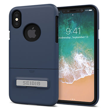 Seidio Surface with Kickstand for iPhone Xs/X (Midnight Blue/Black)